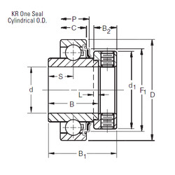 Bantalan 1012KR Timken