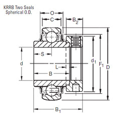 Bantalan 1014KRRB Timken