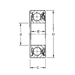 Bantalan 202KTD Timken