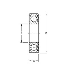 Bantalan 306P Timken