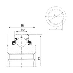 Bantalan 204KPP2 CYSD