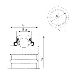 Bantalan 205KPPB2 CYSD