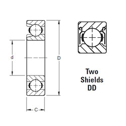 Bantalan 314WDD Timken