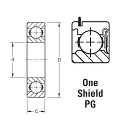 Bantalan 311NPG Timken