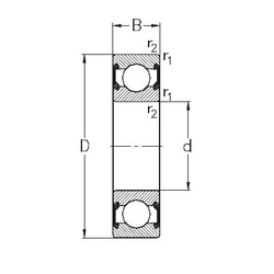 Bantalan 6005-2RS2 NKE