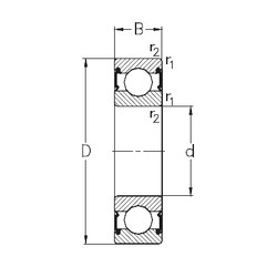 Bantalan 6005-RS2 NKE