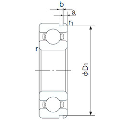 Bantalan 6018N NACHI