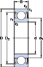 Подшипник W 627/7-2ZS SKF