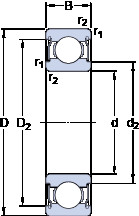 Подшипник W 637/9-2ZS SKF