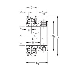 Подшипник GRA109RRB Timken