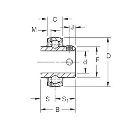 Подшипник GY1204KRRB Timken