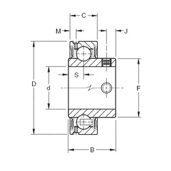 Подшипник GYA110RR Timken