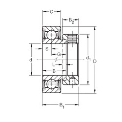 Подшипник RAE50RR Timken