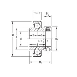 Подшипник SMN205K Timken