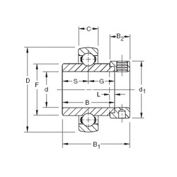 Подшипник SM1115KB Timken