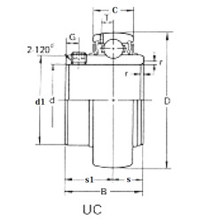 Подшипник UC206 CRAFT