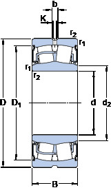 Подшипник BS2-2309-2RS/VT143 SKF