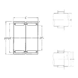 Подшипник RNAO-14×22×20ZW NTN