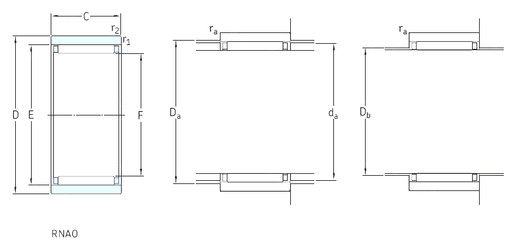 Подшипник RNAO16x28x12 SKF