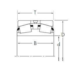 Подшипник 78255D/78537+Y1S-78537 Timken