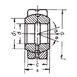 Подшипник GEG50ES FBJ