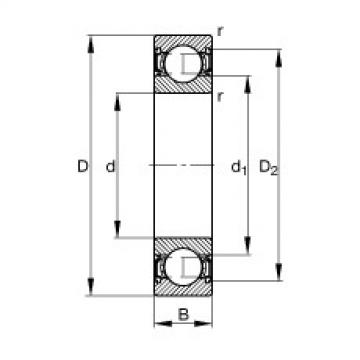 Bantalan 6003-2RSR FAG