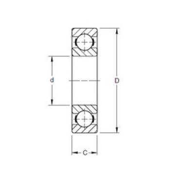 Bantalan 100BIC439 Timken