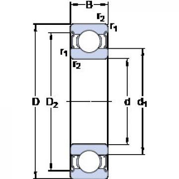 Bantalan 6004-2Z SKF