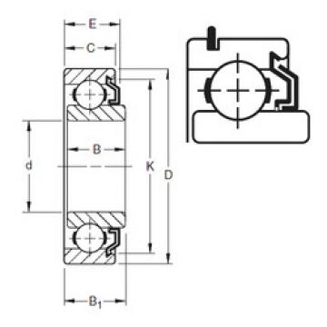 Bantalan 205KLG2 Timken