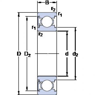 Bantalan 6004-RSL SKF