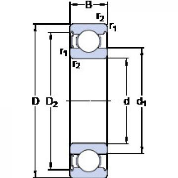 Bantalan 6004-Z SKF