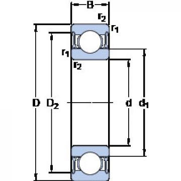 Bantalan 6006-2RZ SKF