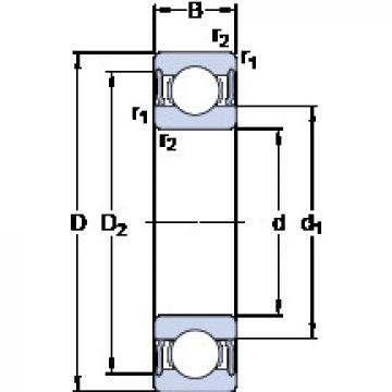 Bantalan 6009-2RS1 SKF