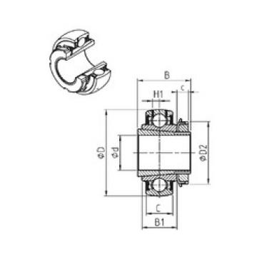 Подшипник UK213+H-35 SNR