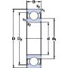 Bantalan 6003-2Z SKF