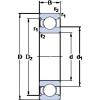 Bantalan 6004-Z SKF