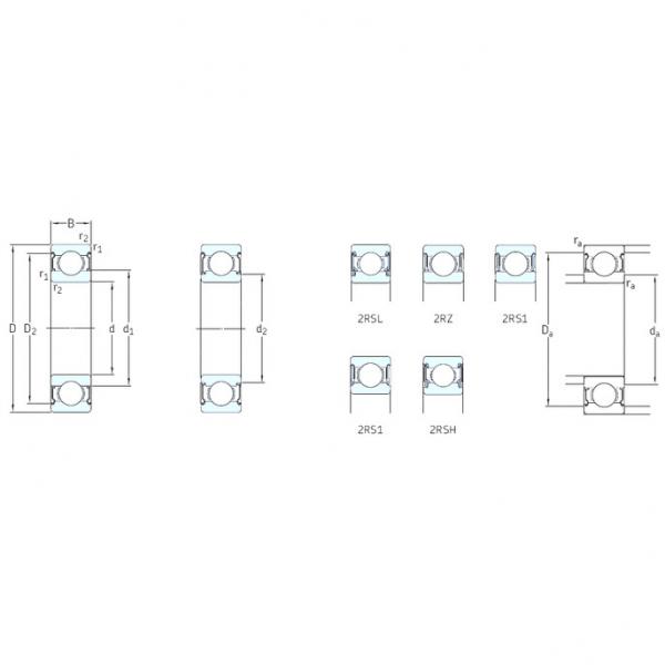 Bantalan 6000-2RSL SKF #1 image