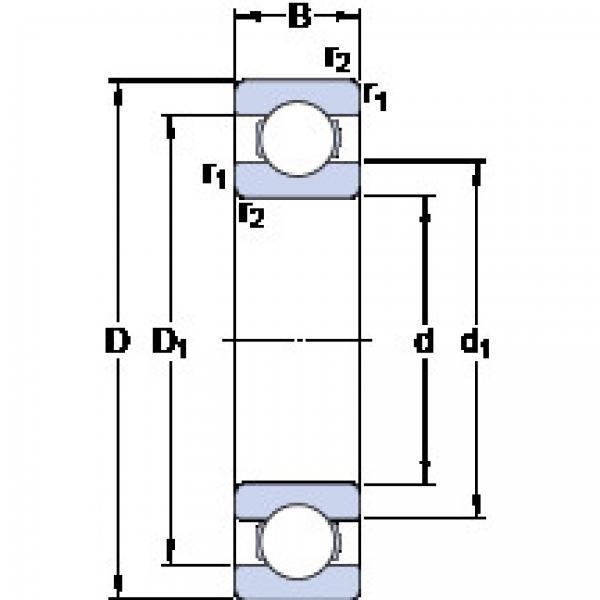 Bantalan 60/1060 MB SKF #1 image