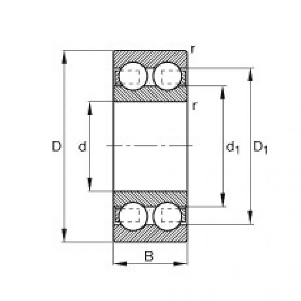 Bantalan 4204-B-TVH FAG #1 image