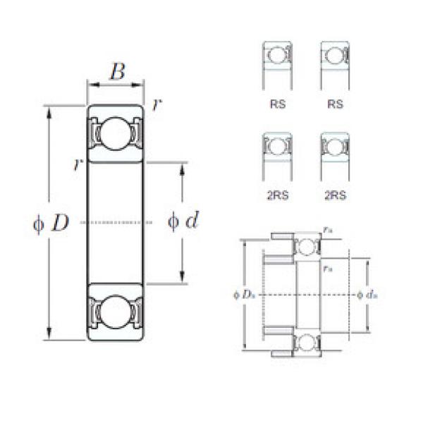 Bantalan 6005-2RS KOYO #1 image