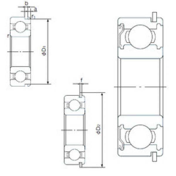 Bantalan 6009ZENR NACHI #1 image