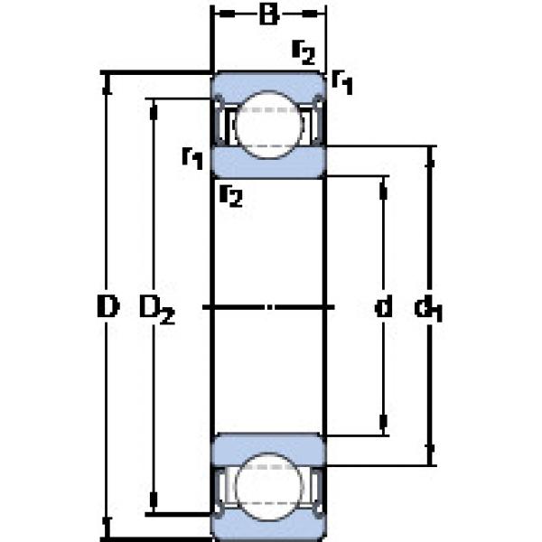 Bantalan 6011-2Z/VA208 SKF #1 image