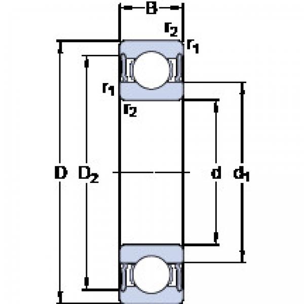 Bantalan 6009-2RS1 SKF #1 image