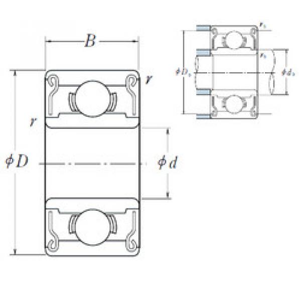 Bantalan 601 XZZ NSK #1 image