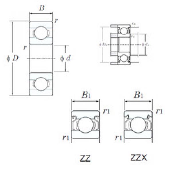 Подшипник WML4010ZZ KOYO #1 image