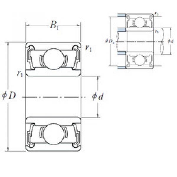 Bantalan 609 DD NSK #1 image