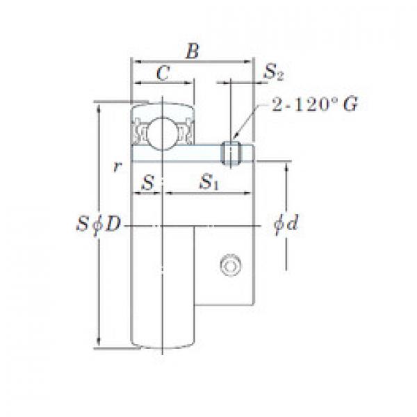 Подшипник UCX05 KOYO #1 image