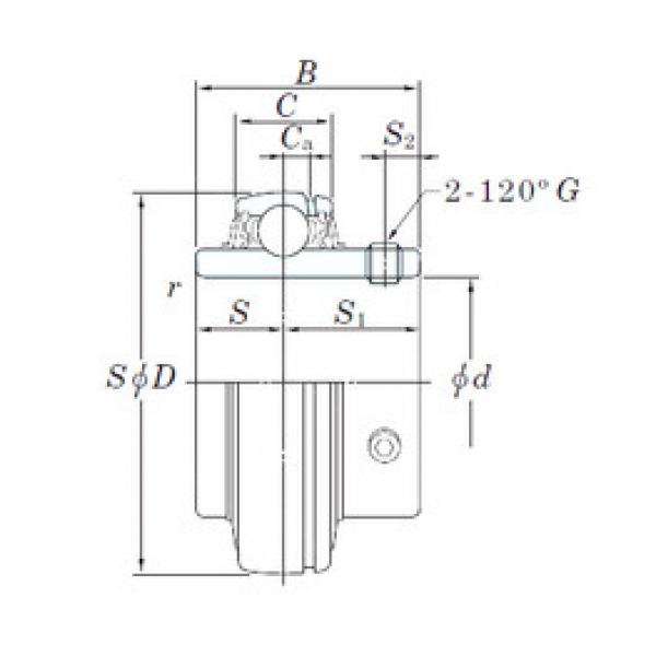 Подшипник UC206S6 KOYO #1 image