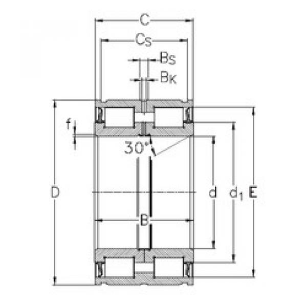 Подшипник NNF5011-2LS-V NKE #1 image