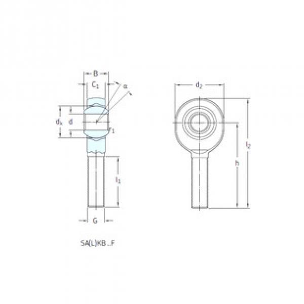 Подшипник SALKB20F SKF #1 image